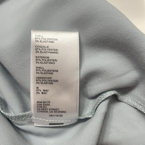 Like new Urban Outfitters lt. blue slip dress w/adjustable straps S-P & side zip - Picture 4 of 5